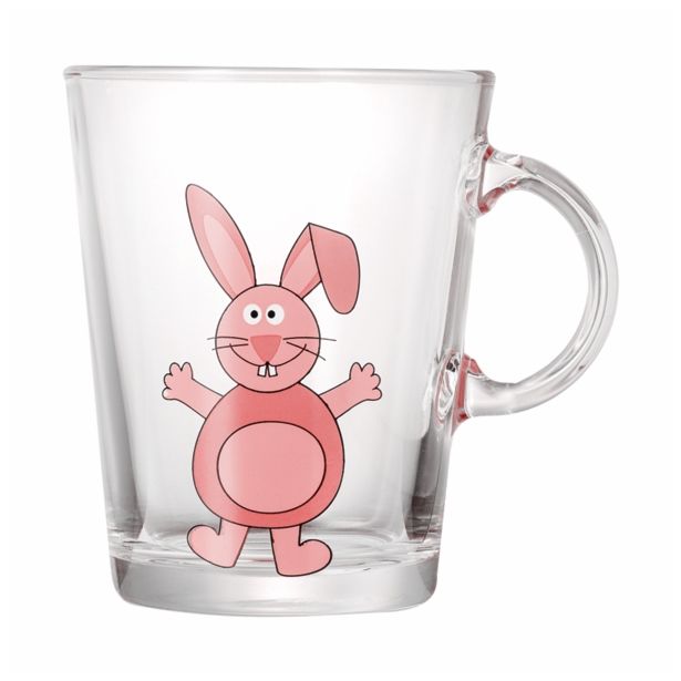 SKODELICA STEKLARNA HRASTNIK 28 CL LIBERTY ROZA ZAJČEK