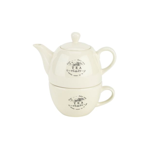 SKODELICA TOGNANA ČAJNIK IN SKODELICA DOLCE CASA LA CASA