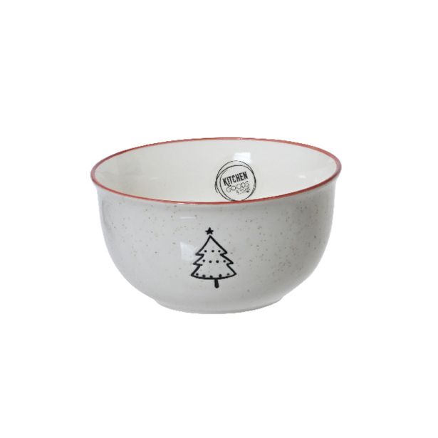 SKODELICA ZA KOSMIČE DECORIS 13 CM SMREKICA PORCELAN