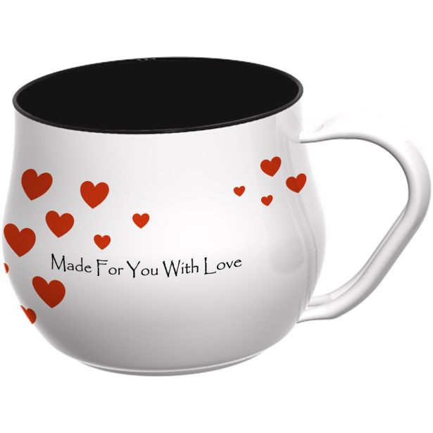 POSODA ZA TOPLE NAPITKE ENAMELIE SKODELICA, 8 CM, 0.45 L, LEONA