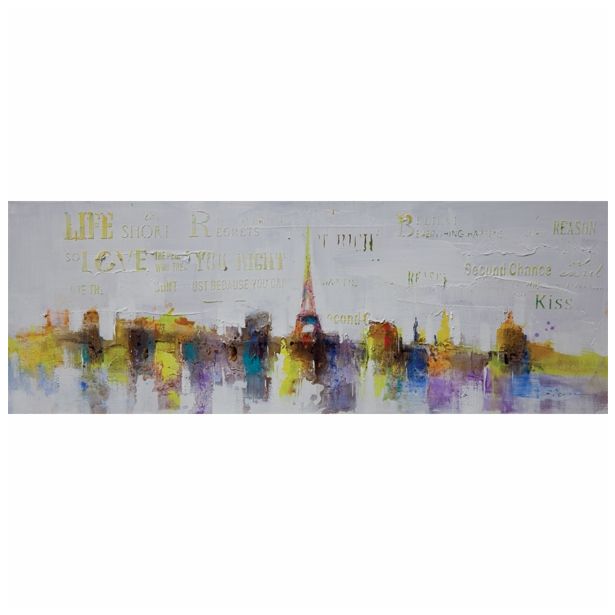 SLIKA BIVA MESTO 50X150 CM RAZLIČNA DEKORJA