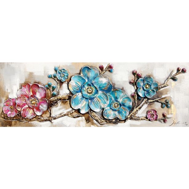 SLIKA BIVA ROŽE 50X150 CM 3D RAZLIČNA DEKORJA