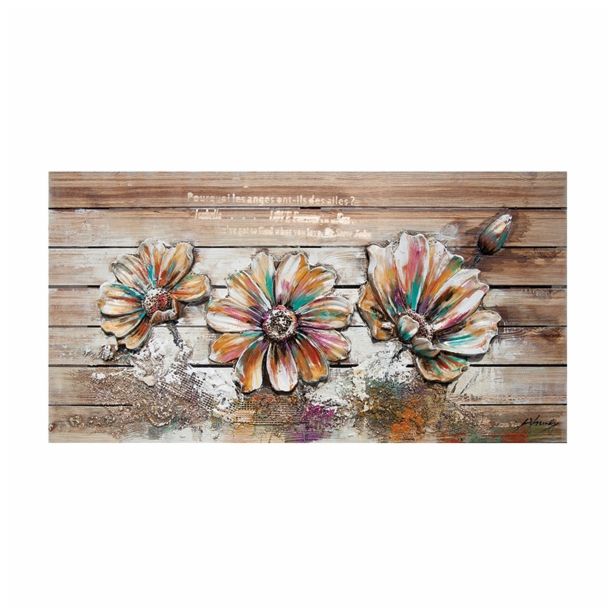 SLIKA BIVA ROŽE 64X130 CM 3D RAZLIČNA DEKORJA