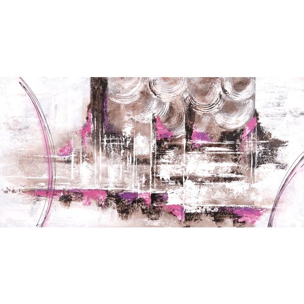 SLIKA CZ ABSTRACT ROZA 60 X 90 CM