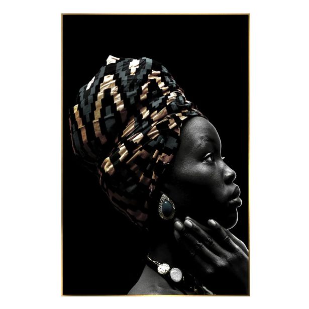 SLIKA STYLER AFRICAN JEWEL STEKLENA Z OKVIRJEM 80X120 FA001