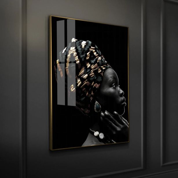 SLIKA STYLER AFRICAN JEWEL STEKLENA Z OKVIRJEM 80X120 FA001