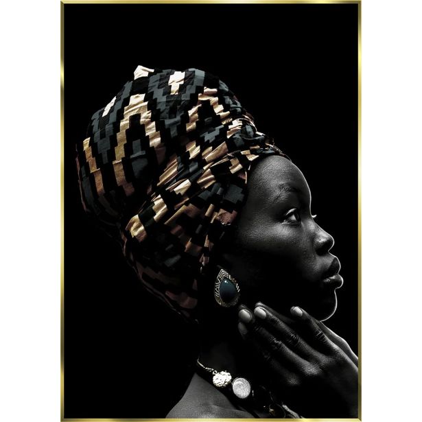 SLIKA STYLER AFRICAN JEWEL STEKLENA Z OKVIRJEM 80X120 FA001