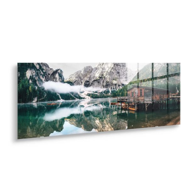 SLIKA STYLER TYROL LAKE STEKLENA 50X125 GL348