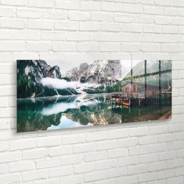 SLIKA STYLER TYROL LAKE STEKLENA 50X125 GL348