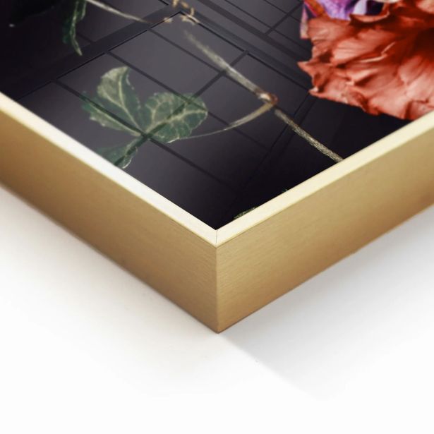 SLIKA STYLER BAROQUE STEKLENA Z OKVIRJEM 80X120 FA025