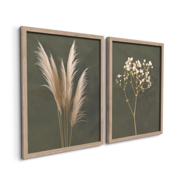 SLIKA STYLER BOHO DVOJNA Z OKVIRJEM 30X40 FR382