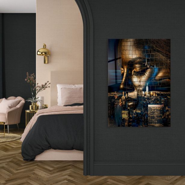 SLIKA STYLER COLLAGE STEKLENA 70X100 GM039