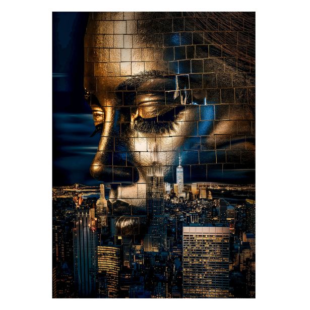 SLIKA STYLER COLLAGE STEKLENA 70X100 GM039