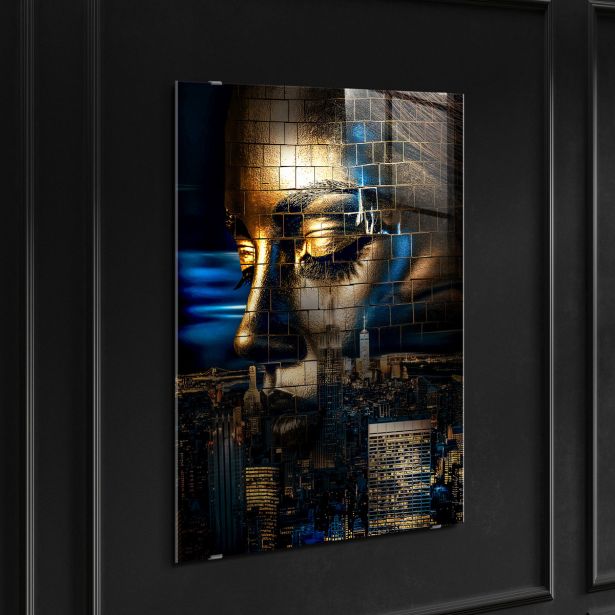 SLIKA STYLER COLLAGE STEKLENA 70X100 GM039