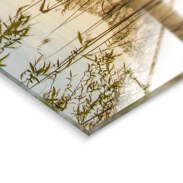 SLIKA STYLER BOAT IN THE GRASS STEKLENA 50X125 EX579