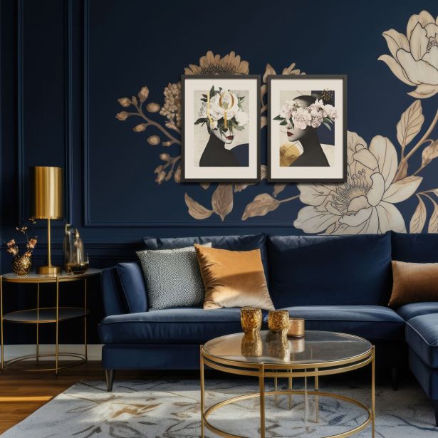 SLIKA STYLER DARLING DVOJNA Z OKVIRJEM 30X40 FR384