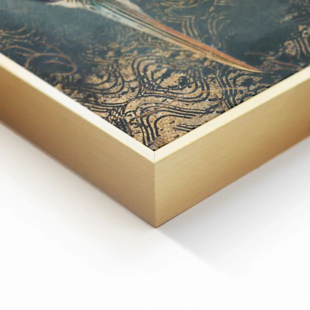 SLIKA STYLER GREEN HERON Z OKVIRJEM 50X70 AB234