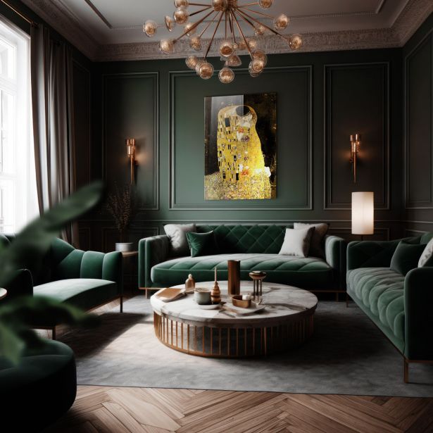 SLIKA STYLER KISS STEKLENA 70X100 GM042