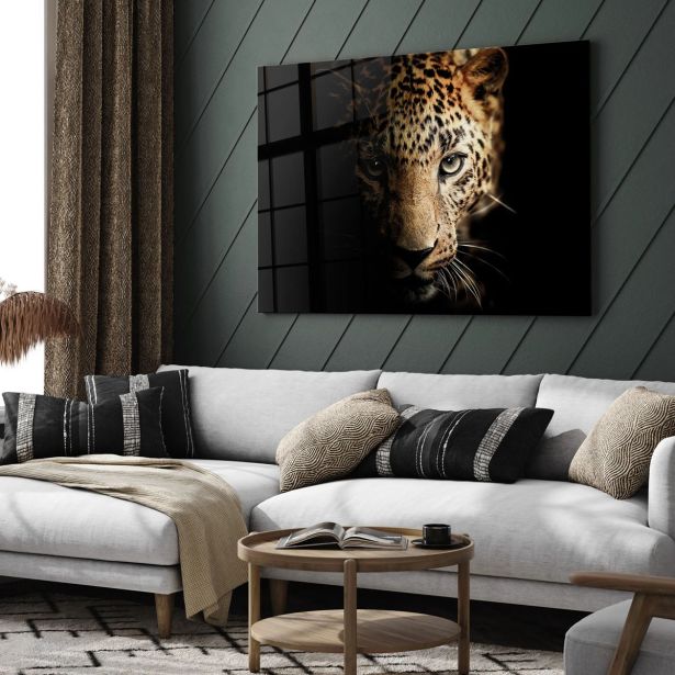 SLIKA STYLER LEOPARD STEKLENA 70X100 GL246