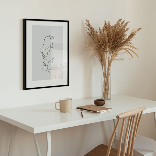 SLIKA STYLER LINEAR II Z OKVIRJEM 50X70 FP072