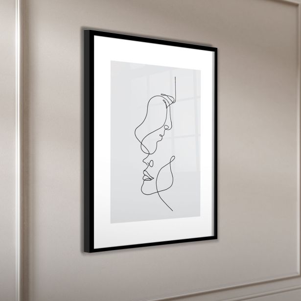 SLIKA STYLER LINEAR II Z OKVIRJEM 50X70 FP072