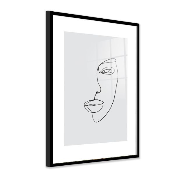 SLIKA STYLER LINEAR Z OKVIRJEM 50X70 FP071