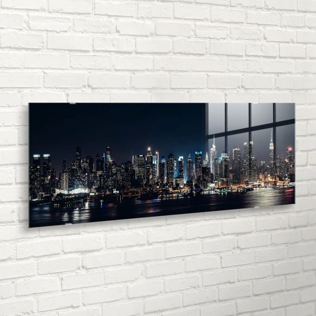 SLIKA STYLER CITY AT NIGHT STEKLENA 50X125 EX416