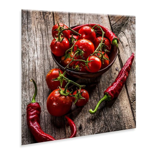 SLIKA STYLER PEPPERS STEKLENA 30X30 GL171