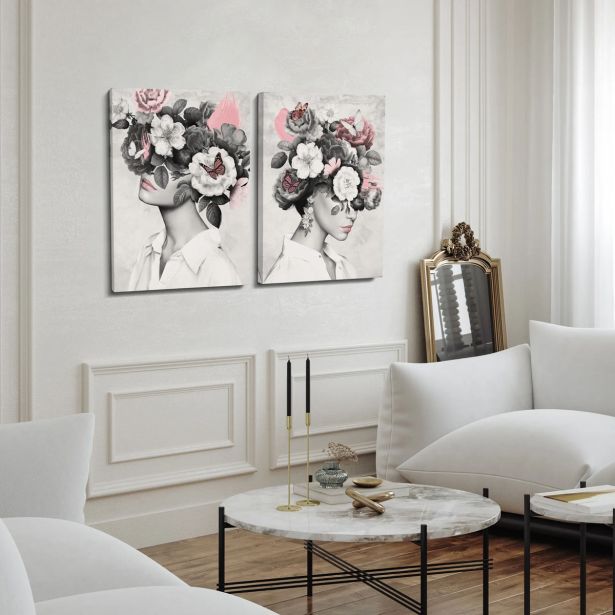 SLIKA STYLER PLATNO ANA DVOJNA 32X42 ST756