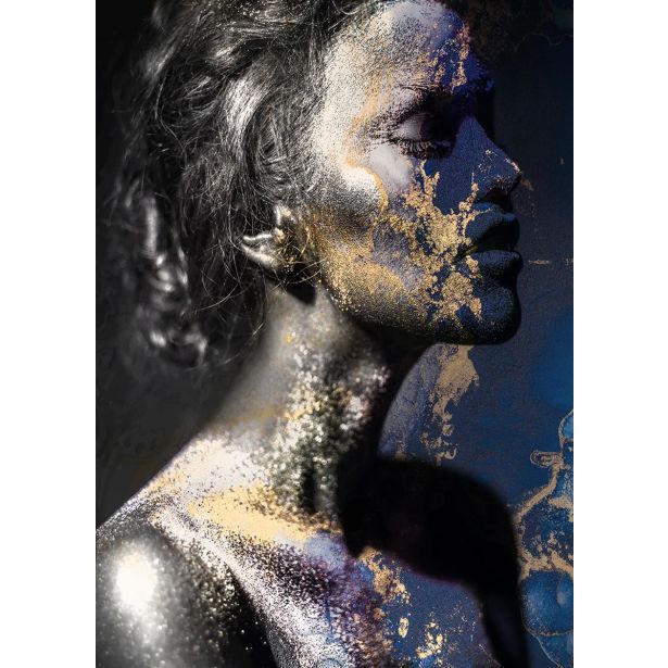 SLIKA STYLER PLATNO BLUE&GOLD 70X100 ST650