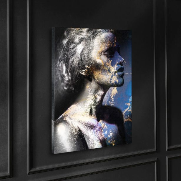 SLIKA STYLER PLATNO BLUE&GOLD 70X100 ST650