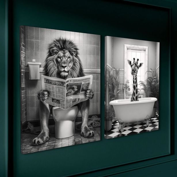 SLIKA STYLER PLATNO FUN DVOJNA 32X42 ST758