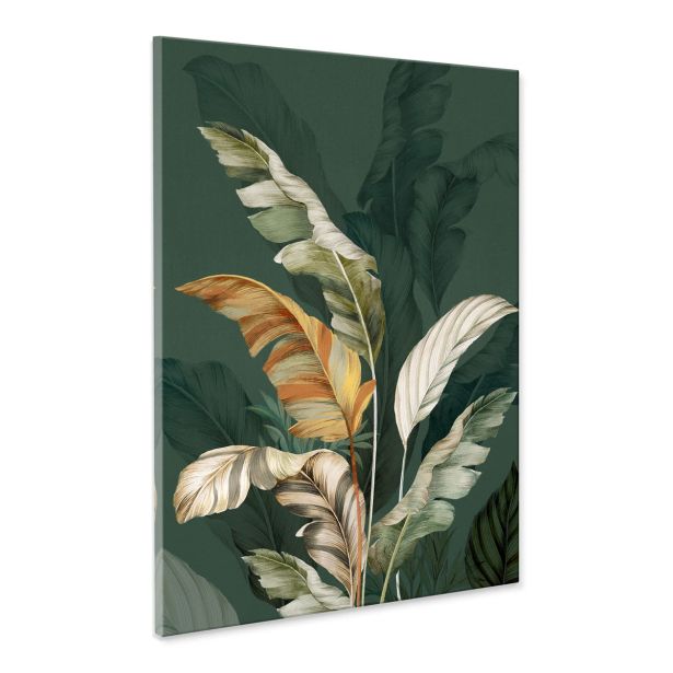 SLIKA STYLER PLATNO GREEN LEAFS 60X80 ST554