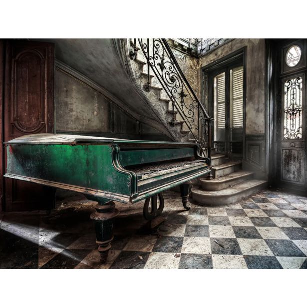 SLIKA STYLER PLATNO GREEN PIANO 85X113X2.8 EX518