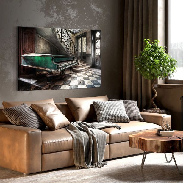 SLIKA STYLER PLATNO GREEN PIANO 85X113X2.8 EX518