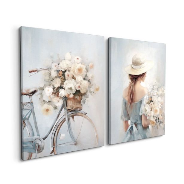 SLIKA STYLER PLATNO LUCIA DVOJNA 32X42 ST755