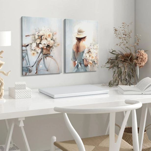 SLIKA STYLER PLATNO LUCIA DVOJNA 32X42 ST755