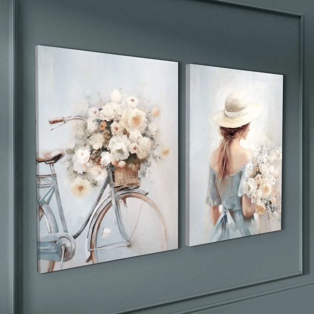 SLIKA STYLER PLATNO LUCIA DVOJNA 32X42 ST755