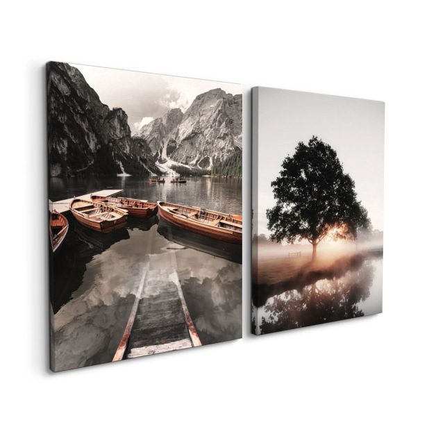 SLIKA STYLER PLATNO VIEW DVOJNA 32X42 ST757