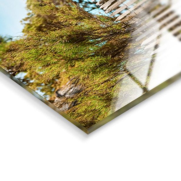 SLIKA STYLER YELLOW BIKE STEKLENA 30X30 GL333