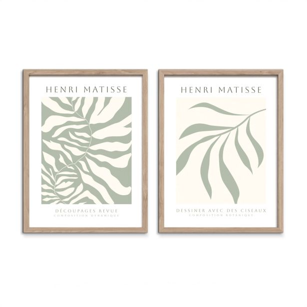 SLIKA STYLER SAGE DVOJNA Z OKVIRJEM 30X40 FR389