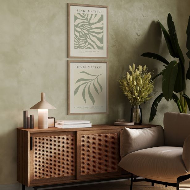 SLIKA STYLER SAGE DVOJNA Z OKVIRJEM 30X40 FR389