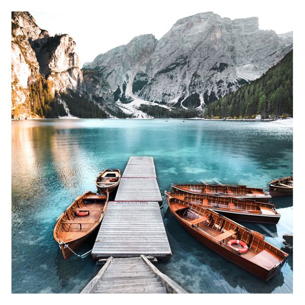 SLIKA STYLER TYROL BOATS STEKLENA 30X30 GL325