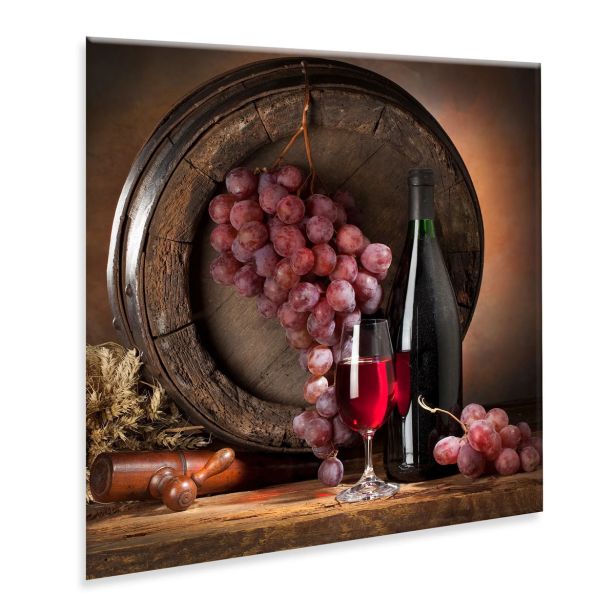 SLIKA STYLER VINO STEKLENA 30X30 GL066