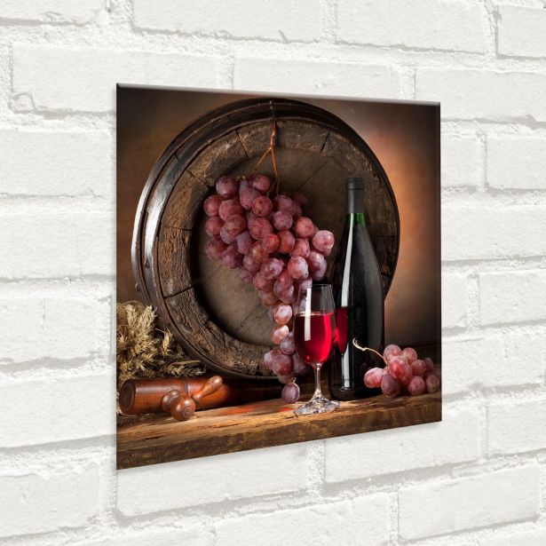 SLIKA STYLER VINO STEKLENA 30X30 GL066