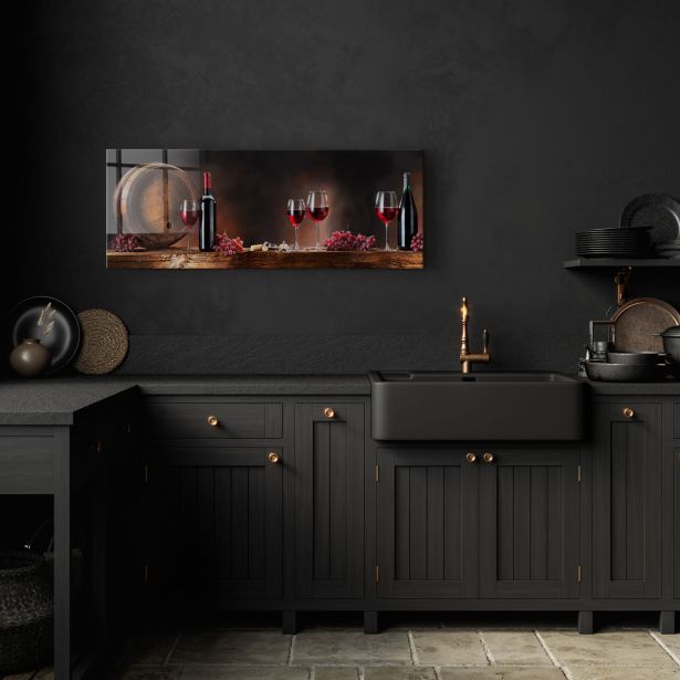 SLIKA STYLER WINE CELLAR STEKLENA 30X80 GL050