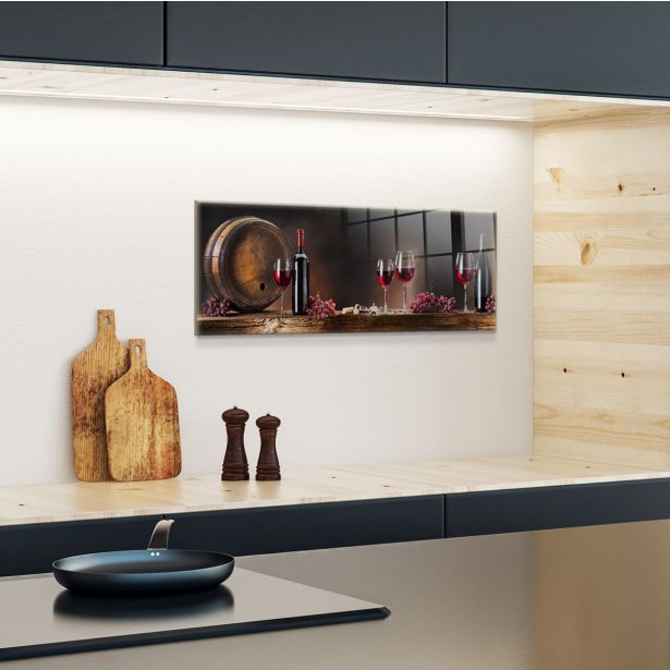 SLIKA STYLER WINE CELLAR STEKLENA 30X80 GL050