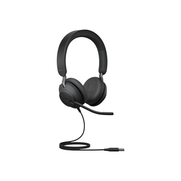 SLUŠALKE JABRA EVOLVE2 40 SE MS/WIRED/USB-A/NOISE-ISO.