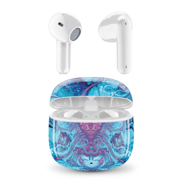SLUŠALKE MUSIC SOUND TWS, MODRI VAL BLUETOOTH