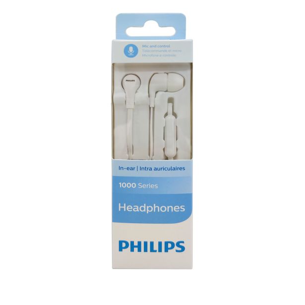 SLUŠALKE PHILIPS TAE1105 BELE